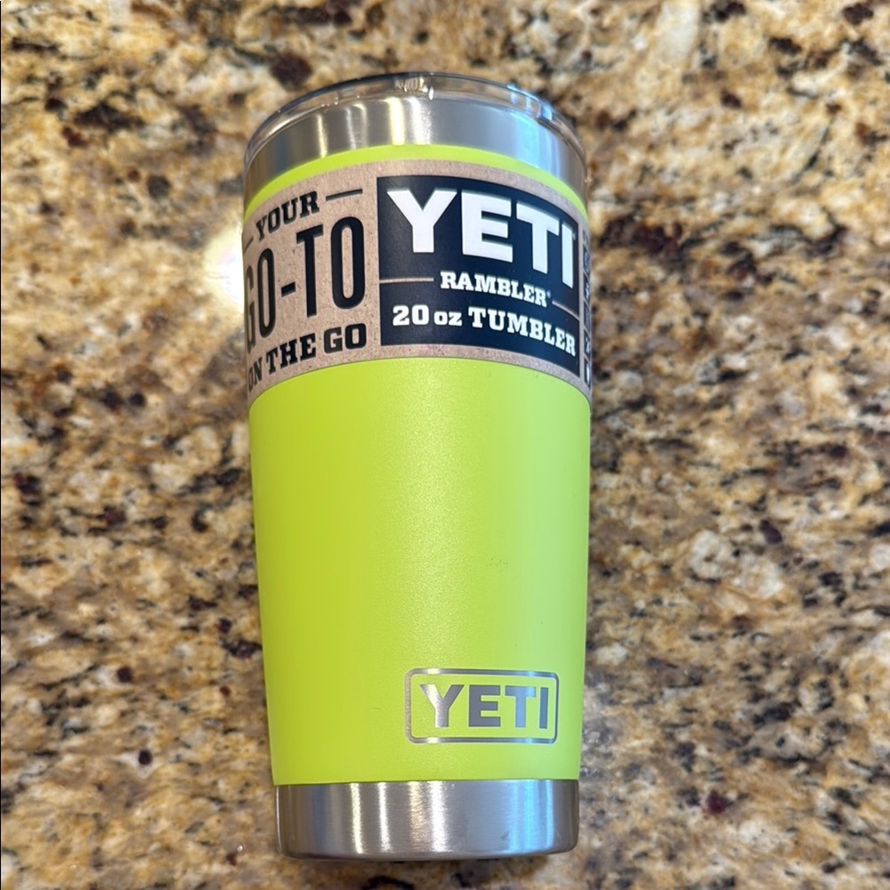 Yeti 20oz tumbler green